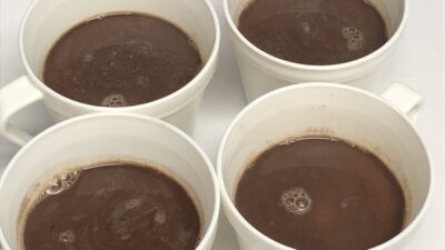 ホットチョコレート飲んでみました!